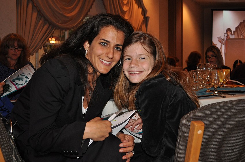 Rachel Saltzberg with her daughter, Jordyn, 8.