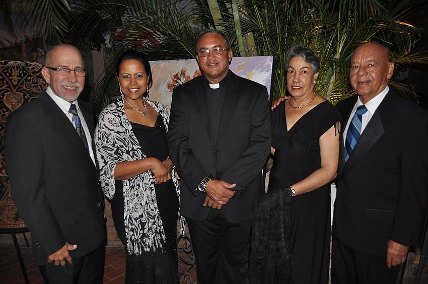 Hector and Patricia Knuth with Rev. Teo Mata and Edis and Jesus Perez