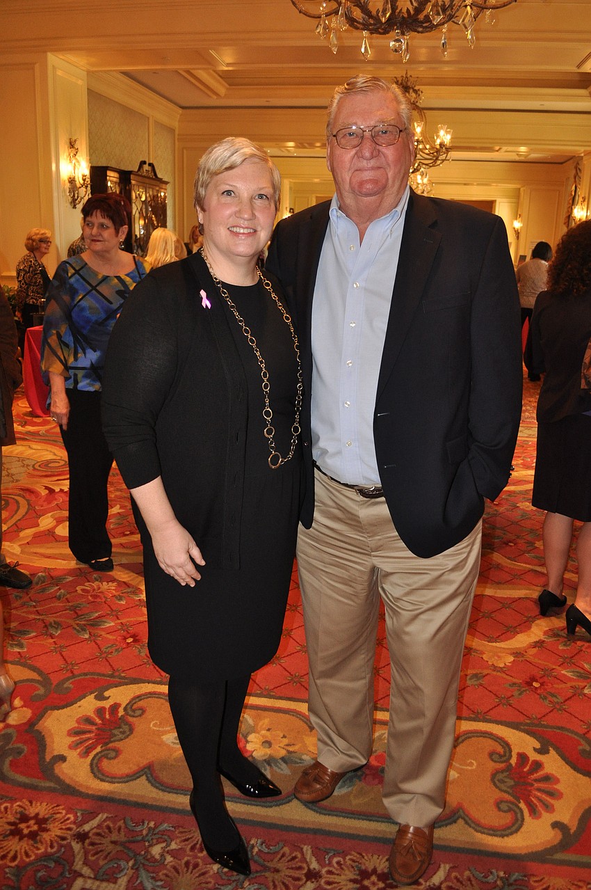 Christine Sandrib with her father, Norman Sandrib
