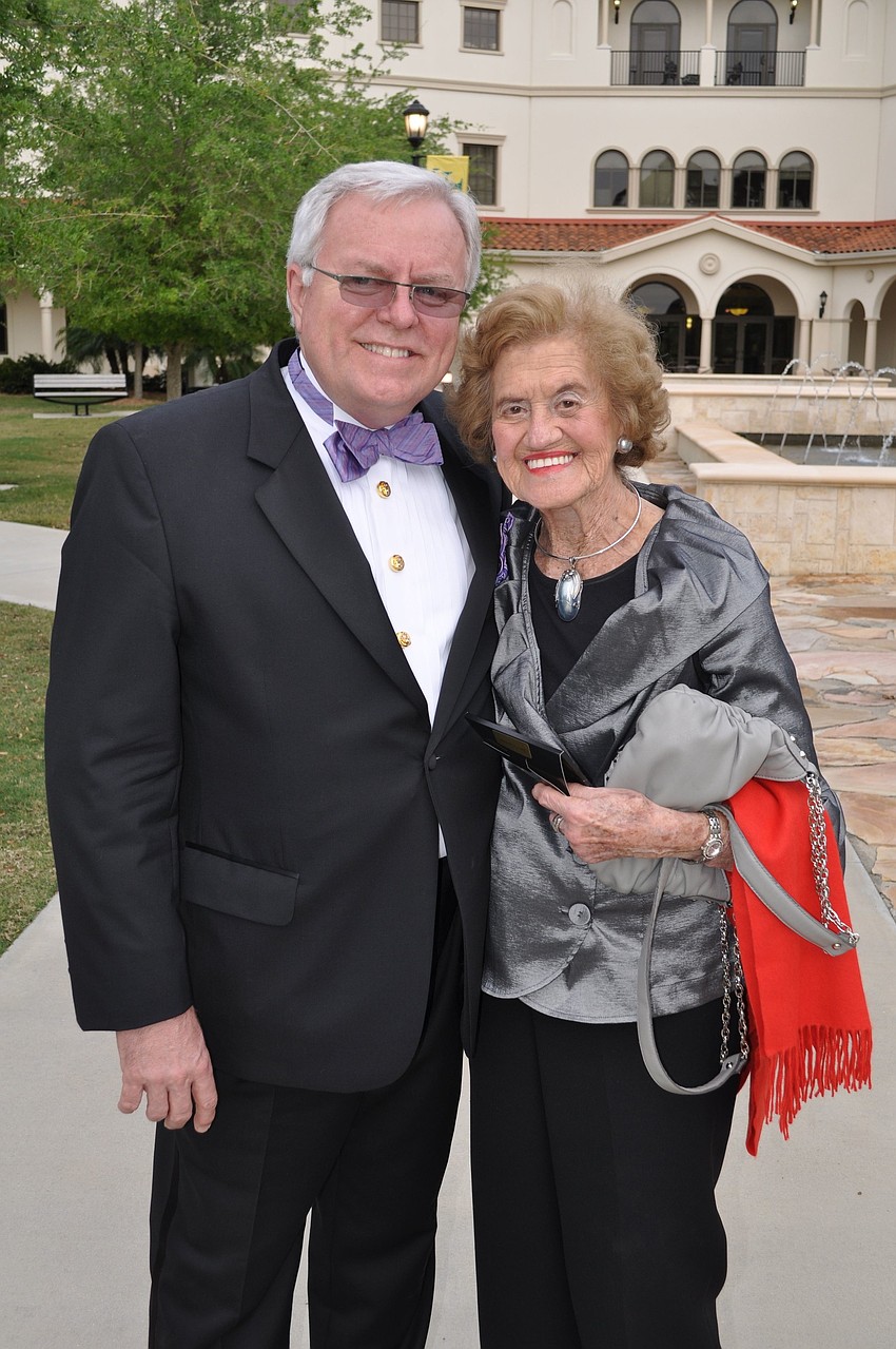Dennis Stover and Betty Schoenbaum