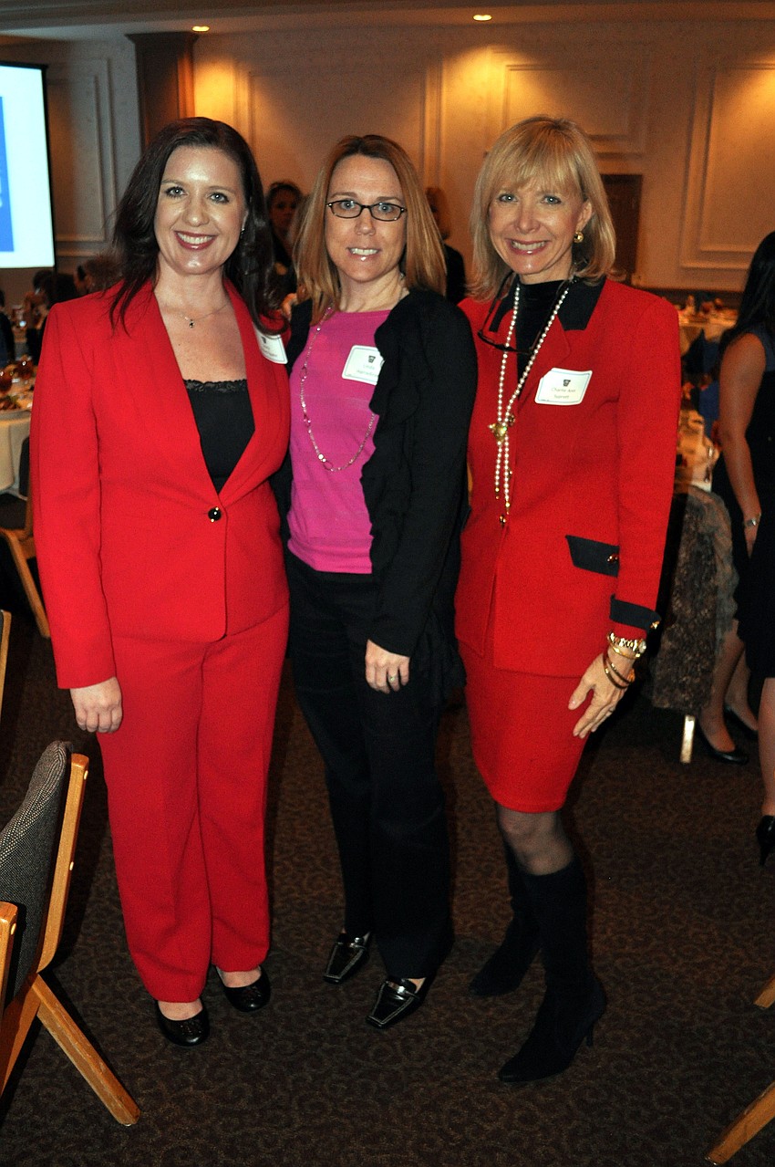 Stacy Dillard-Spahn, Linda Harradine and Charlie Ann Syprett