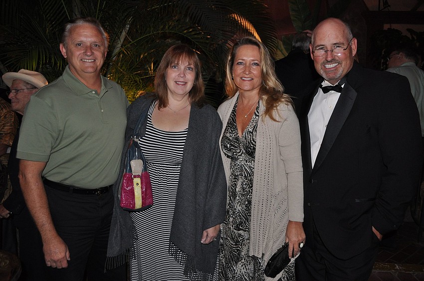 Dale Blackburn and Susan Ham with Wendy and John Gerhardt