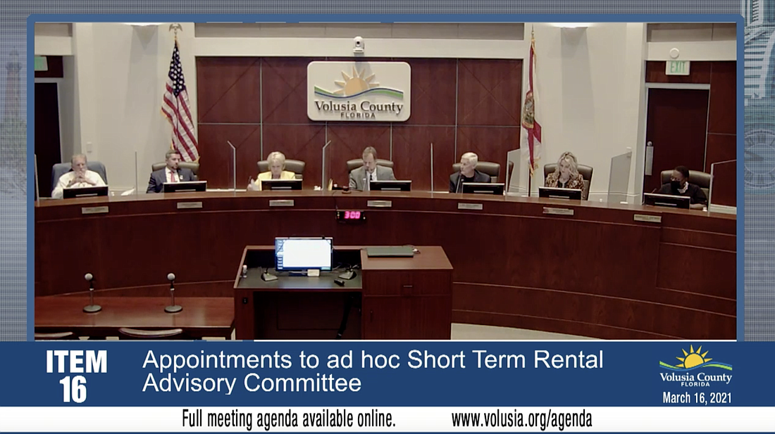 The Volusia County Council has voted 4-3 to reinstate code enforcement action on short-term rentals. Courtesy photo