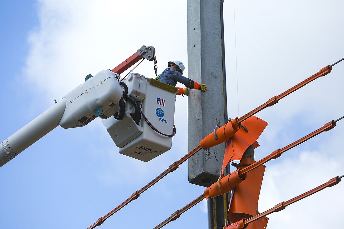 FPL has strengthened 16 main power lines since the 2004-2005 hurricane season. Courtesy photo