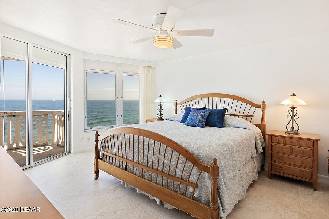 The condo directly faces the ocean and also has views to the west. Courtesy photo