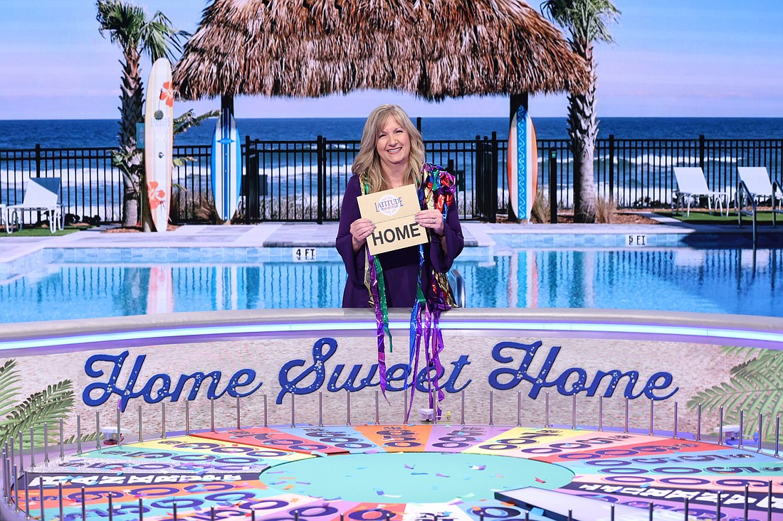 Laura Trammell of Mission Viejo, California, became the first person to ever win a brand-new home on Wheel of Fortune. Courtesy photo