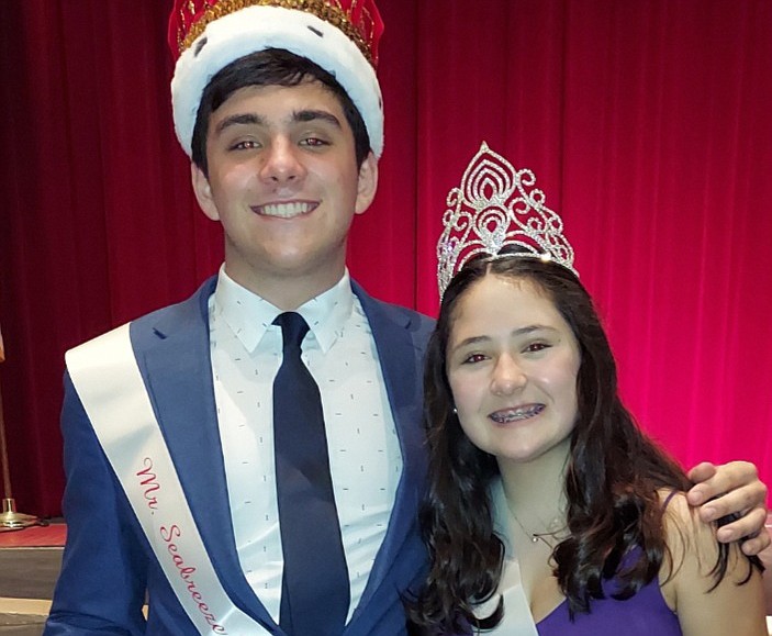 Tommy Bunch and Lila Massebeau are the new Mr. and Miss Seabreeze. Courtesy photo