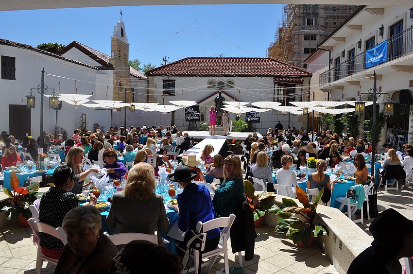 There were more than 400 people who attended Couture in the Courtyard.