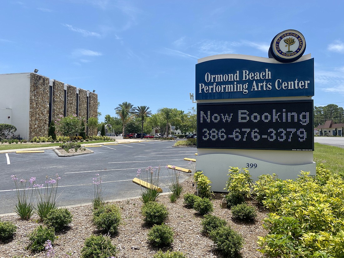 The Ormond Beach Performing Arts Center is located at 399 N. U.S. 1. Photo by Jarleene Almenas