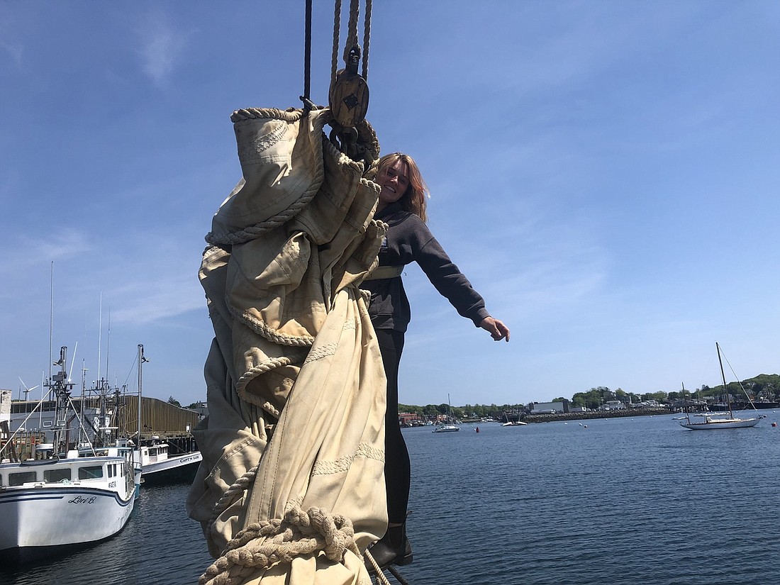 Hunter Moody, of Ormond Beach, spent almost three months at sea for the Sailing Ships Maine Spring Semester at Sea program. Courtesy photo