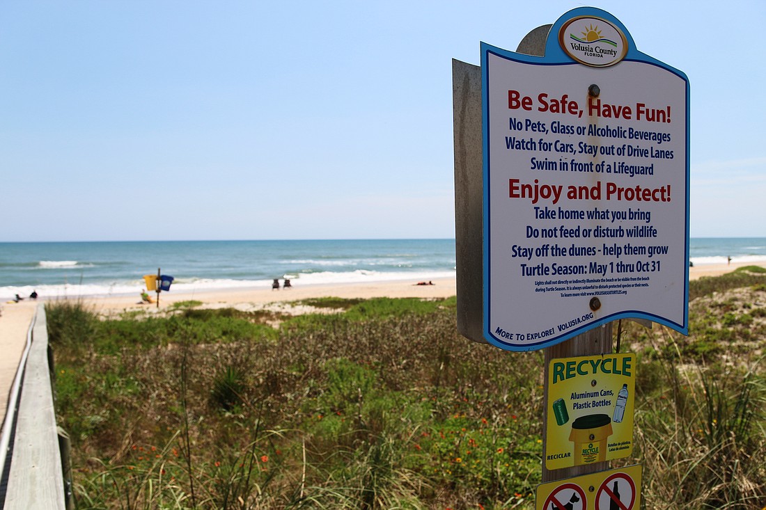 Volusia County does not allow pets on most beaches. File photo