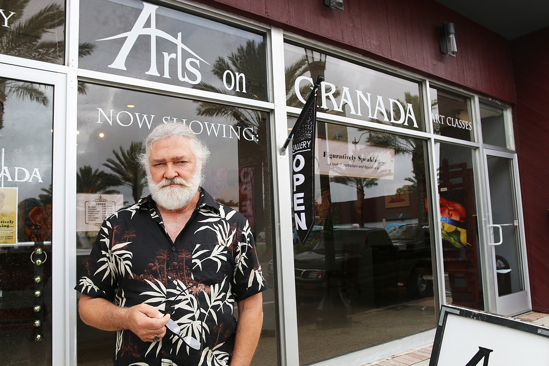 Arts on Granada owner Gregory Graham Grant will continue to serve on the board of directors of the Ormond Beach Arts District. Photo by Jarleene Almenas