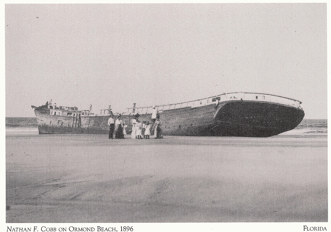 The Nathan F. Cobb ran aground off of Ormond Beach in 1896. Courtesy photo