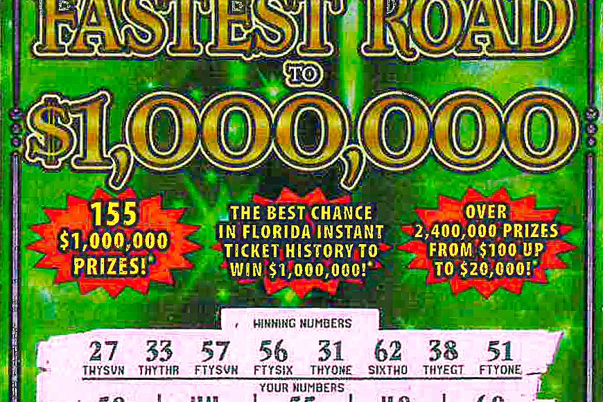 Florida man is first to win $1 million prize in new lottery scratch-off game