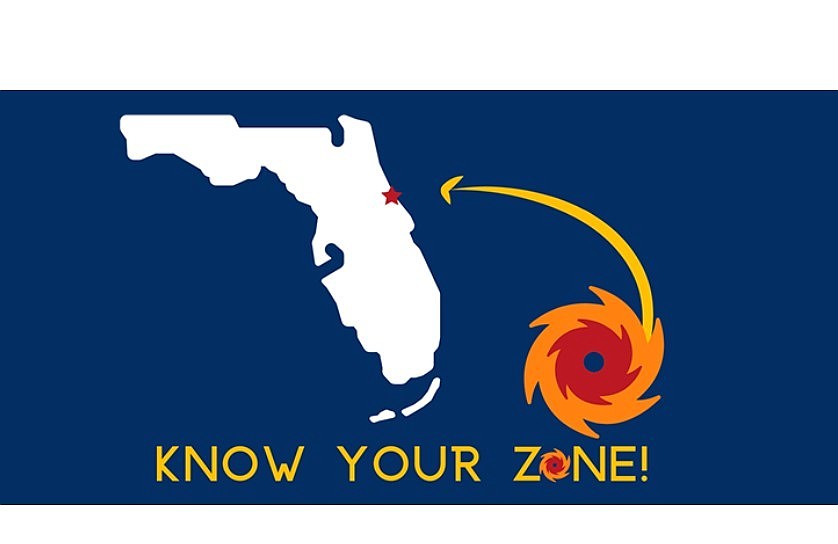 Graphic courtesy of Volusia.org/knowyourzone