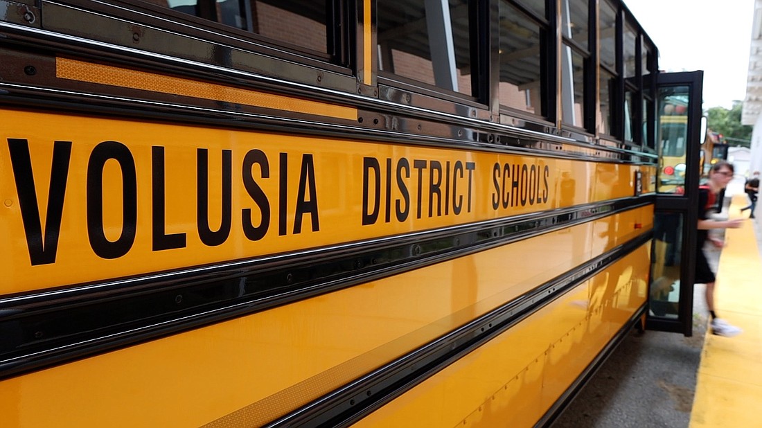A Volusia County Schools bus. Courtesy of VCS