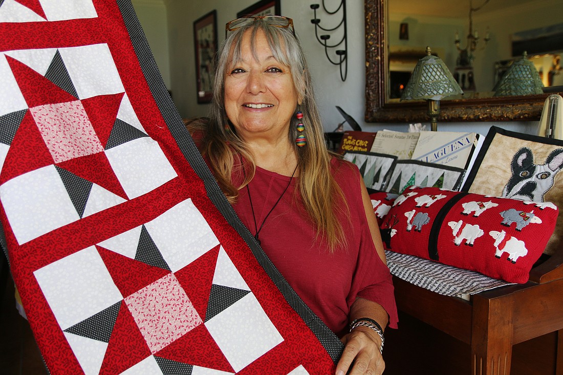 Anne Kissel has been quilting since the late 1990s. Photo by Jarleene Almenas