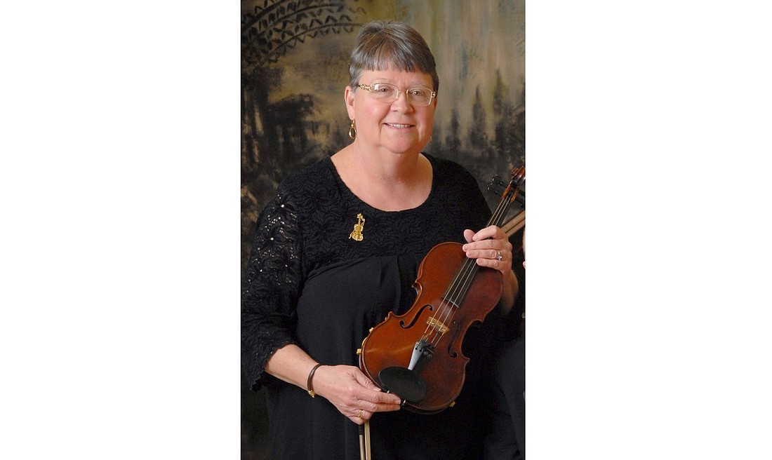 Violinist and music director Susan Pitard Acree leads the Daytona Solisti Chamber Orchestra. Courtesy photo