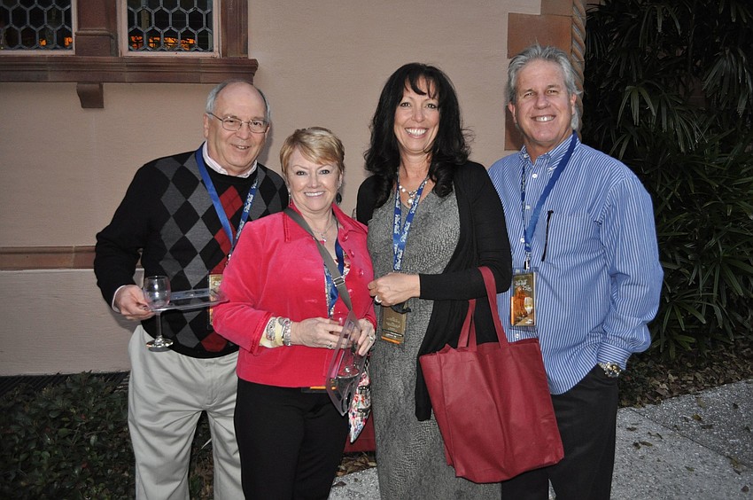 Roger and Susan Ferguson with Donna Turner and Richard Perry