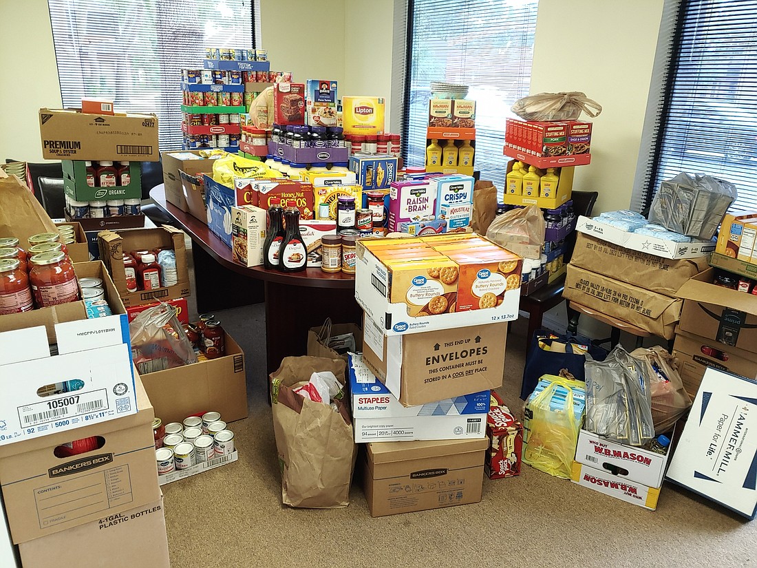 The 2021 Southern States Management food drive. Courtesy photo