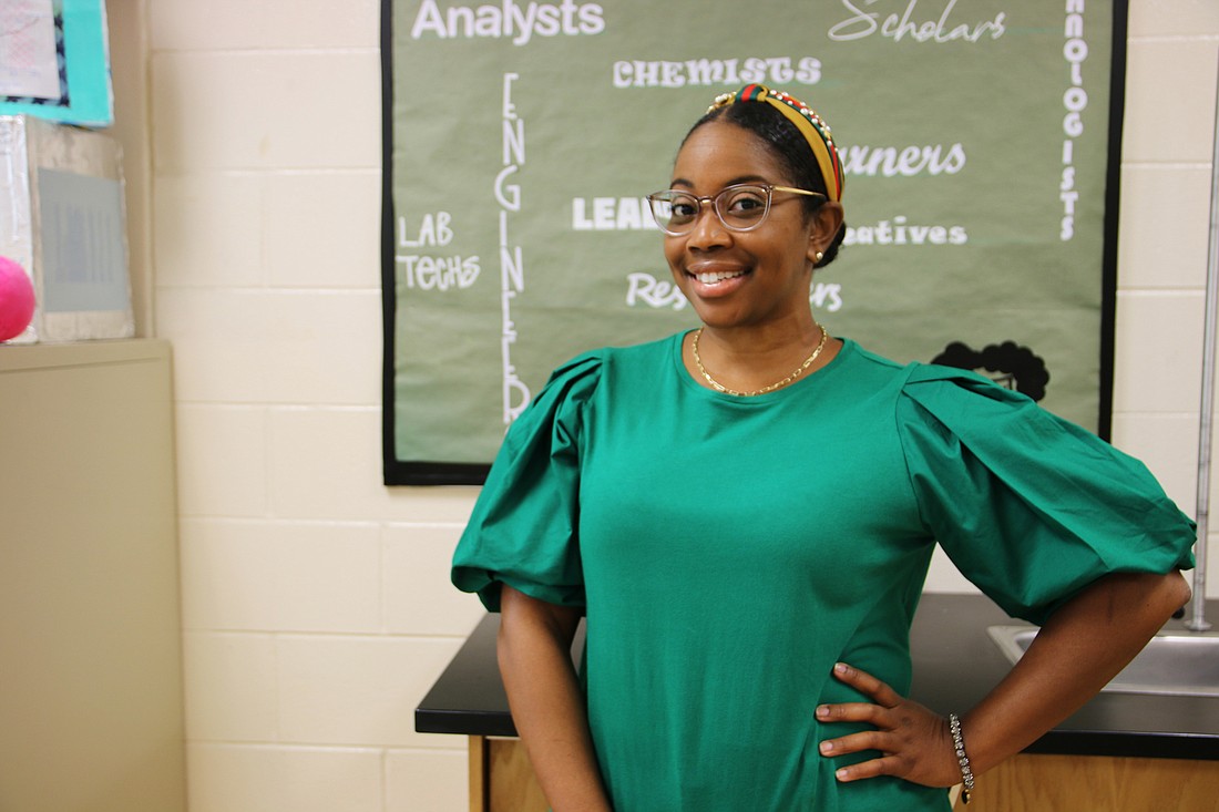 Kristie Long is one of the district's finalists for its 2022-2023 Teacher of the Year.Â Photo by Jarleene Almenas