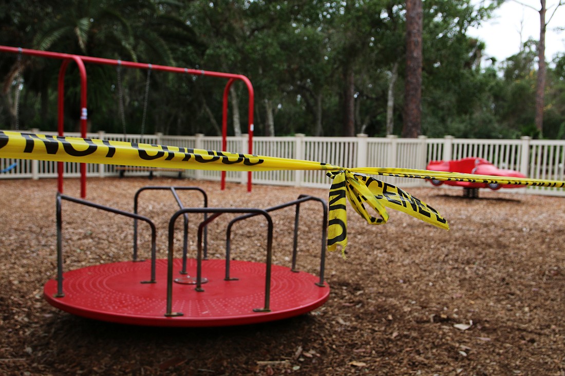 A fire set by Zachery Edwards at Sanchez Park on Dec. 15 damaged playground equipment dedicated to a 12-year-old boy killed in 2012. Photo by Jarleene Almenas