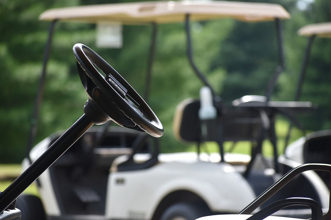 Unregistered golf carts are not allowed to be driven on public roadways, per Florida Statutes. Stock photo courtesy of Pixabay