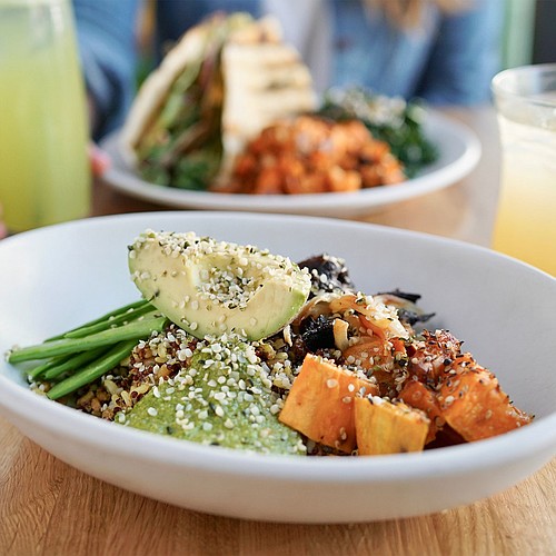 Courtesy. True Food Kitchen offers seasonally inspired dishes such as this vegan ancient grains bowl.
