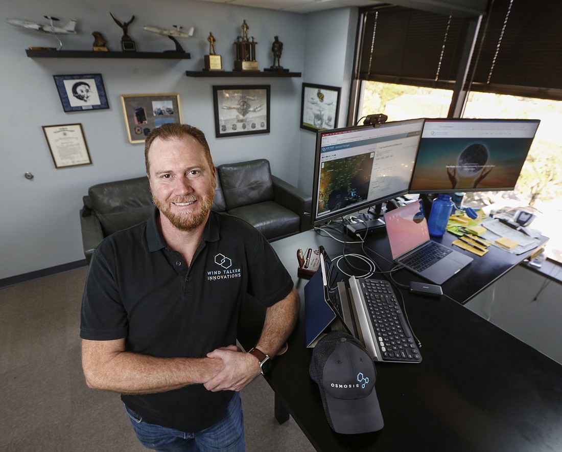Calvin Knight. Ryan Luther co-founded Wind Talker Innovations in 2016.