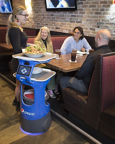 Wemple. GQ92 at Gecko&#39;s on Hillview hasn&#39;t been in action for long, but it&#39;s already improved efficiency. Gecko&#39;s Anne Rollings, left, says the robot is a "a fun innovative adventure."