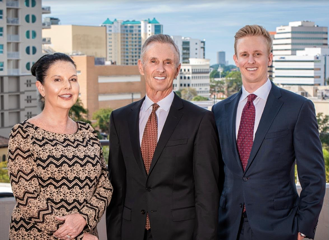 Courtesy. GWP is OneDigital&#39;s third wealth management firm acquisition this year. Pictured are Kelly Morris, Rob Lyons and Kevin Lyons.