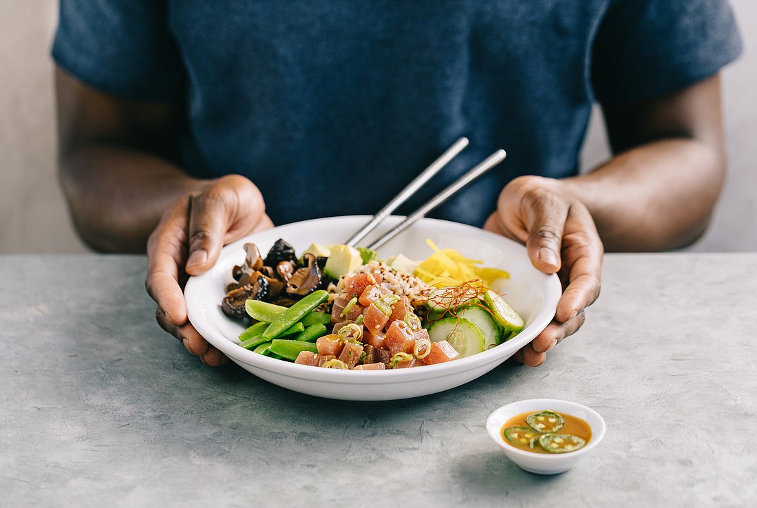 Courtesy. True Food Kitchen&#39;s menu features poke bowls and other healthy meal options.