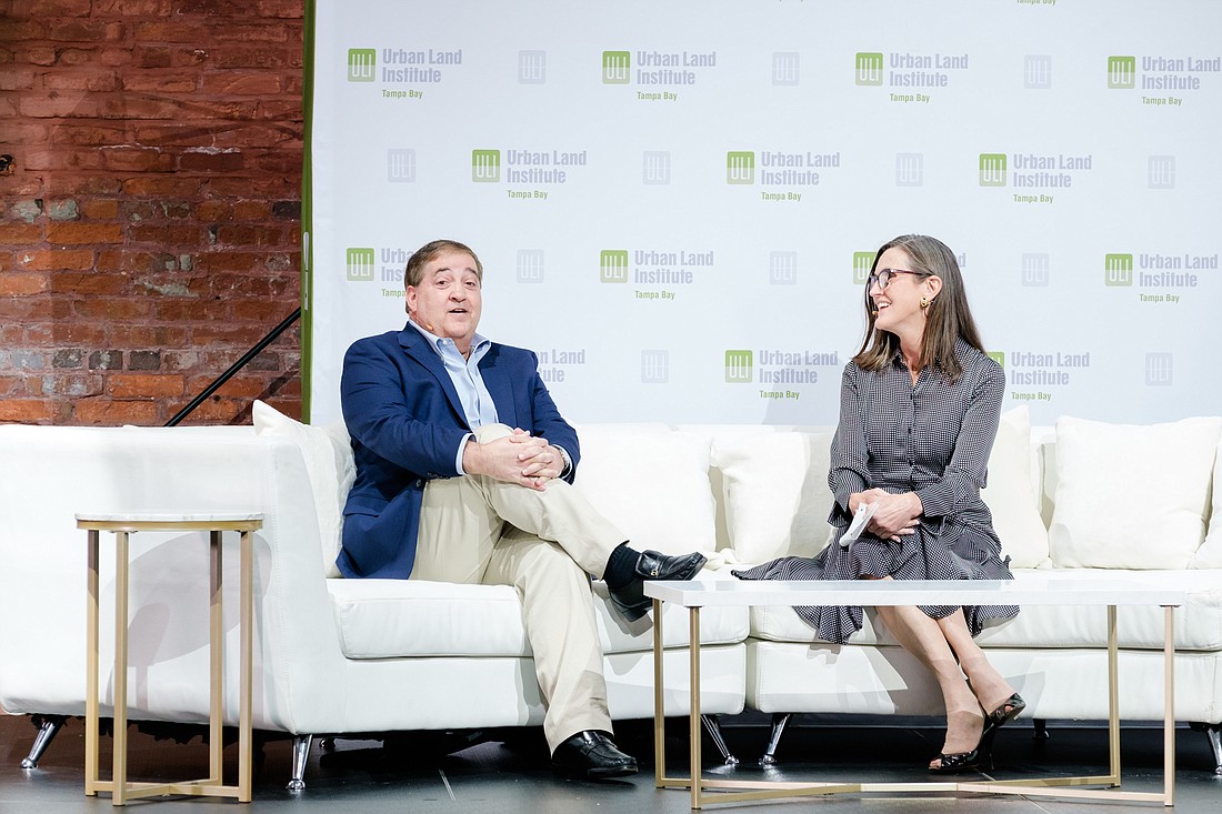 Jeff Vinik and Cathie Wood speak at the ULI Trends Conference held at Armature Works March 1.