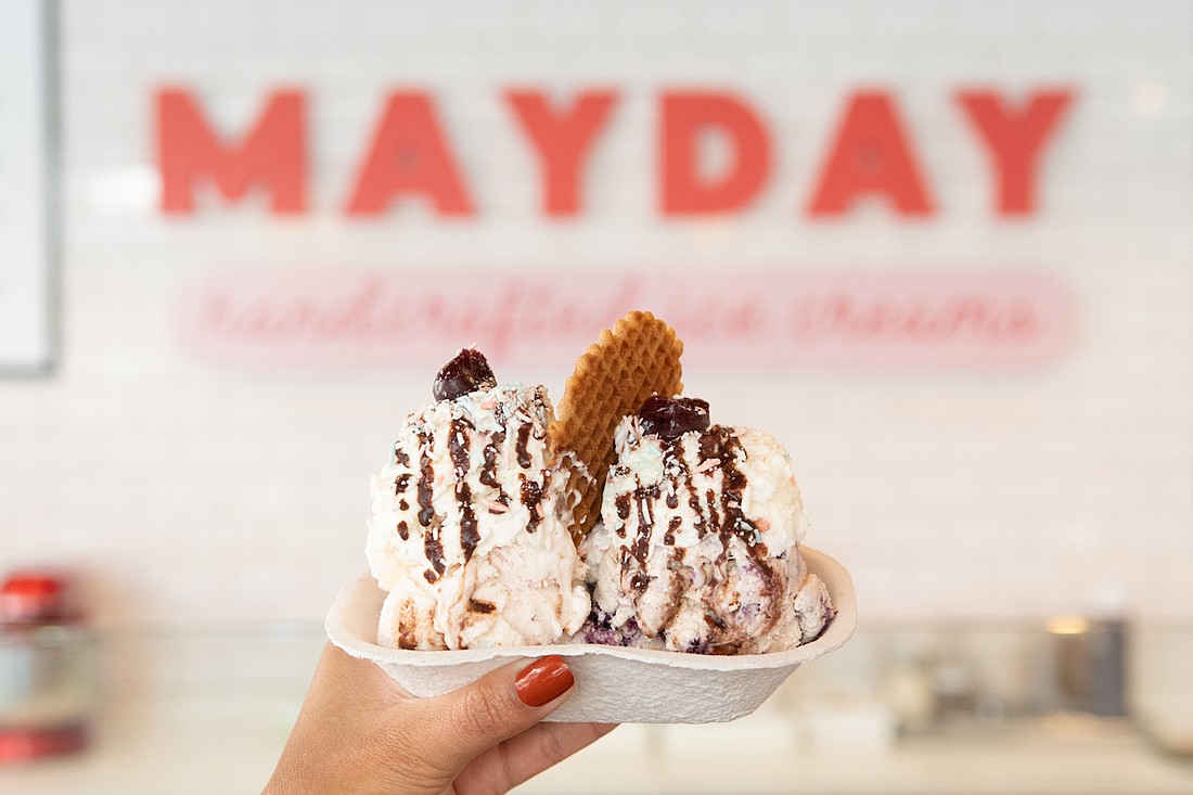 Mayday Handcrafted Ice Creams will open for business in Ybor City on March 16. (Courtesy photo)