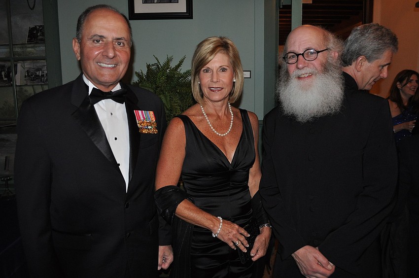 Col. John and Denise Saputo with Stu Levitan