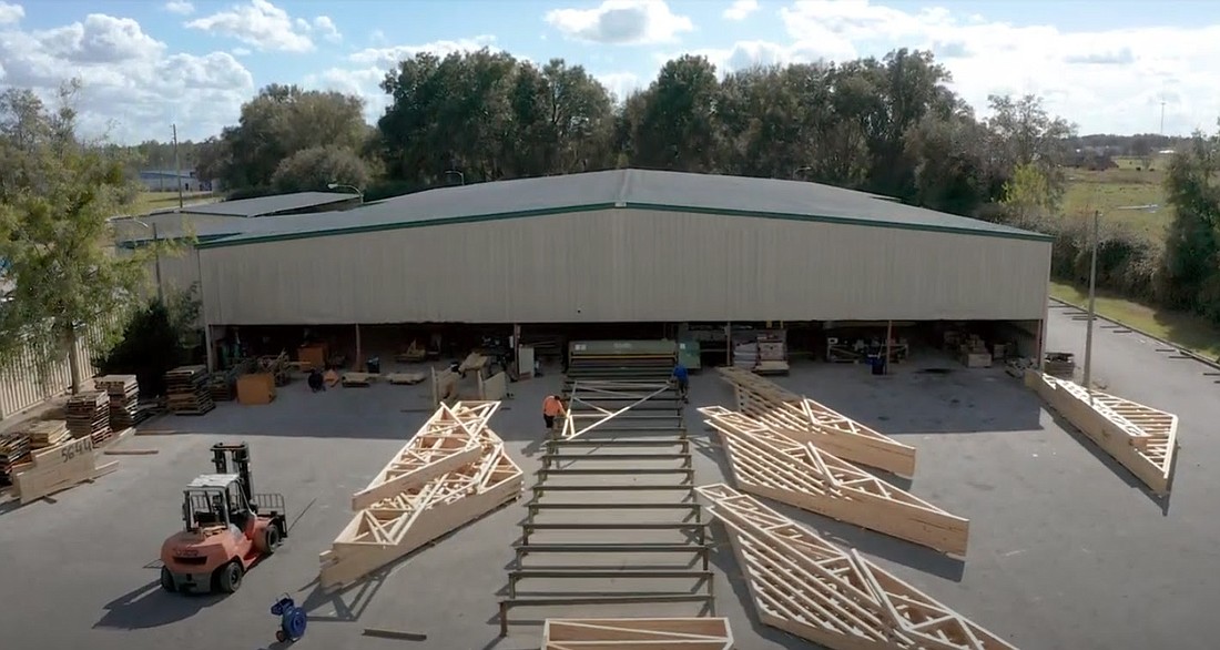 Courtesy. Instead of waiting for supply chain issues to resolve, Neal Communities is doing something about it through its acquisition of truss supplier HITEK.