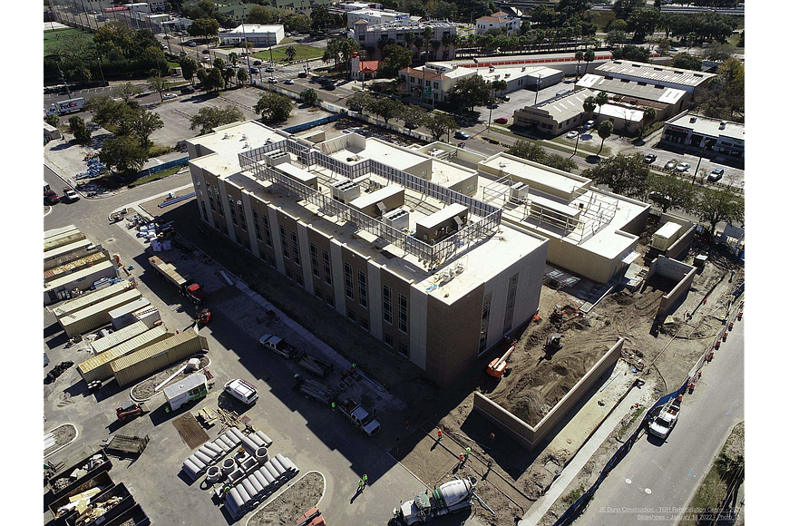 Tampa General Hospital&#39;s new behavioral hospital is under construction on Kennedy Boulevard in Tampa. A new psychiatric hospital will be built directly next to it.
