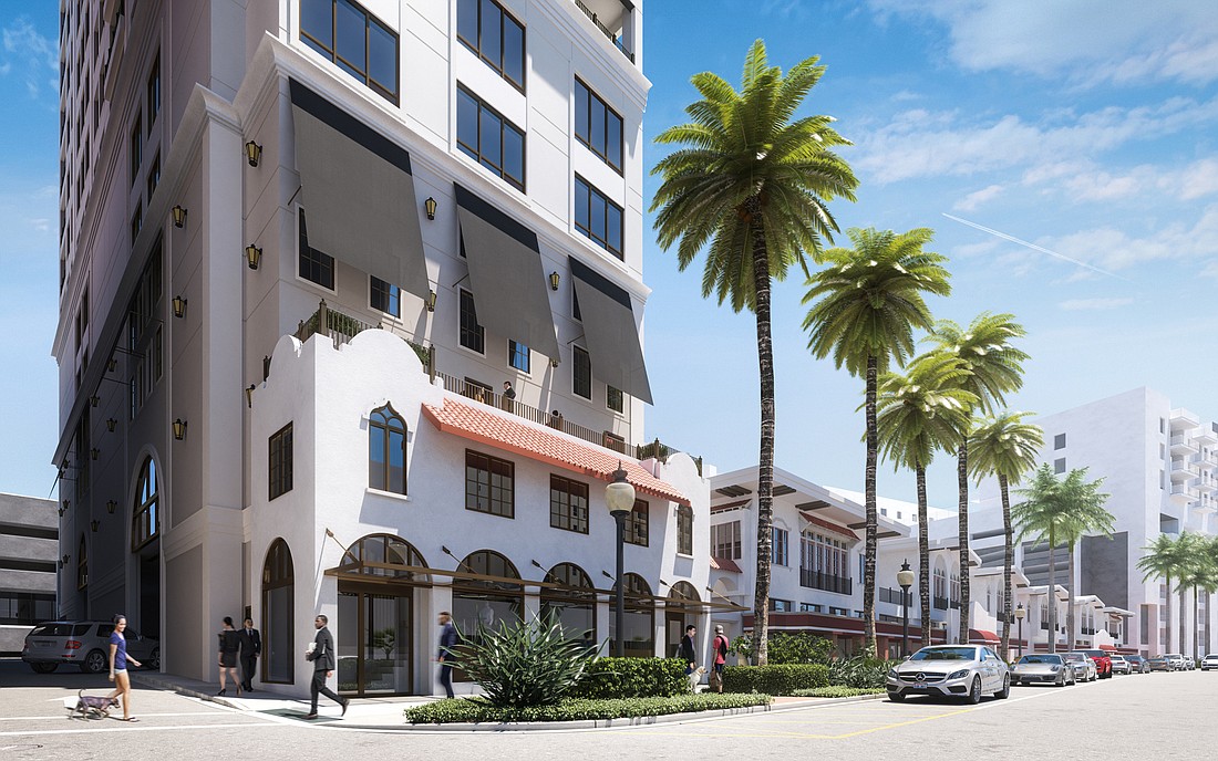 The exterior of the 39-unit project. (Courtesy rendering)