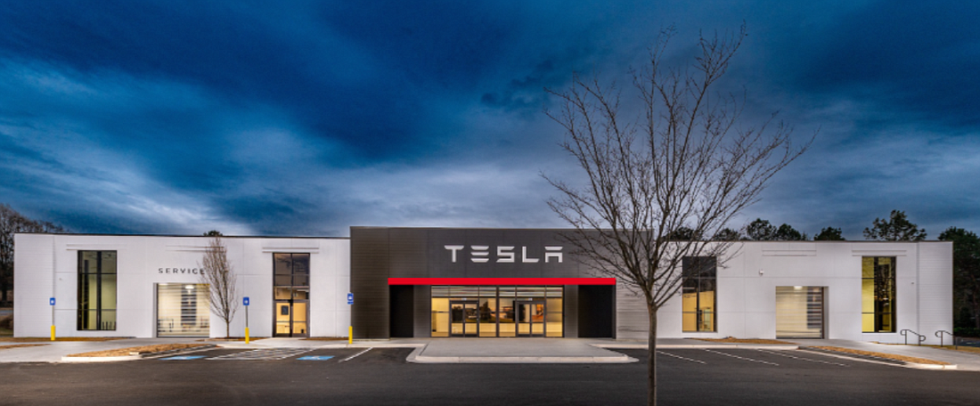 Courtesy. New Tesla facility to pop up in former Kane&#39;s Furniture location.