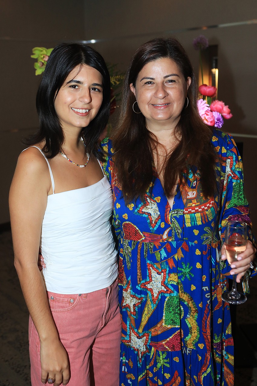 Guest speaker Elizabeth Jaime and Vivian Jaime