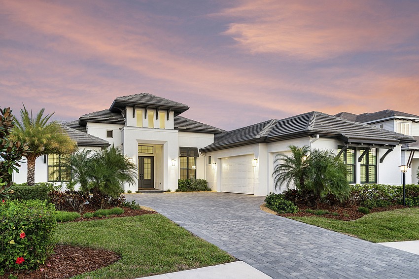 This Lakehouse Cove at Waterside home at 764 Crosswind Ave. sold for $2.3 million. It has three bedrooms, three baths, a pool and 3,202 square feet of living area. Courtesy photo.