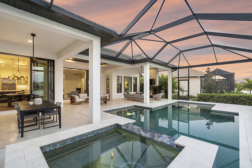 This Lakehouse Cove at Waterside home at 764 Crosswind Ave. sold for $2.3 million. It has three bedrooms, three baths, a pool and 3,202 square feet of living area. Courtesy photo.