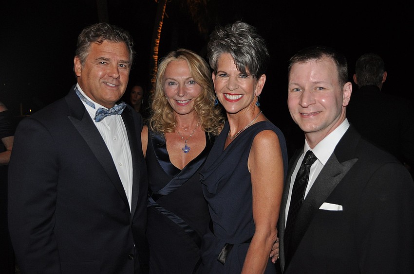 Peter and Allison Scanlan with Sally Schule and Joel Ellzey