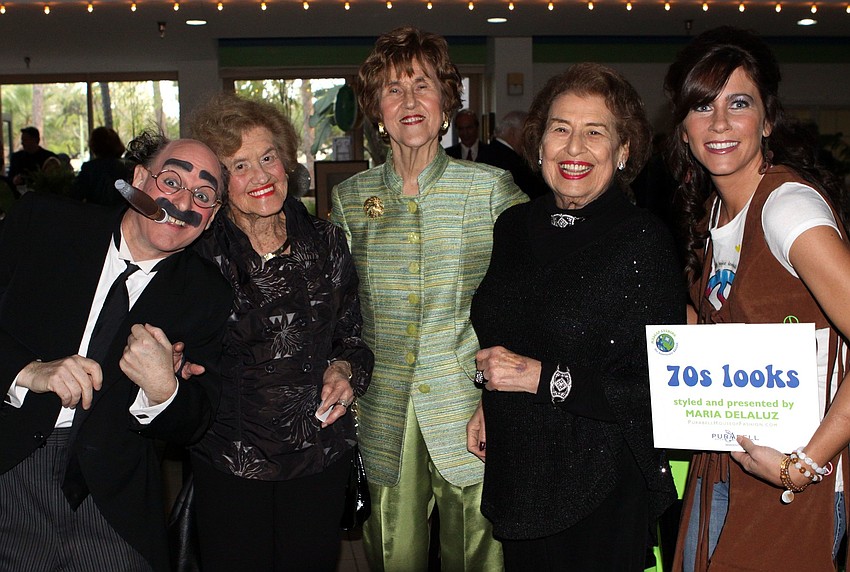 Chuck Sidlow, honorary chair Betty Schoenbaum, Ray Watson, Shirley Osen and Heather Schafer