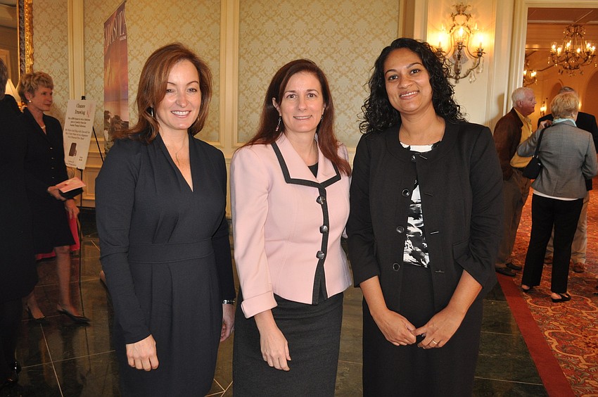 Dr. Patricia Judson, Dr. Christine Laronga and Dr. Susan Vadaparampil all spoke at the luncheon.