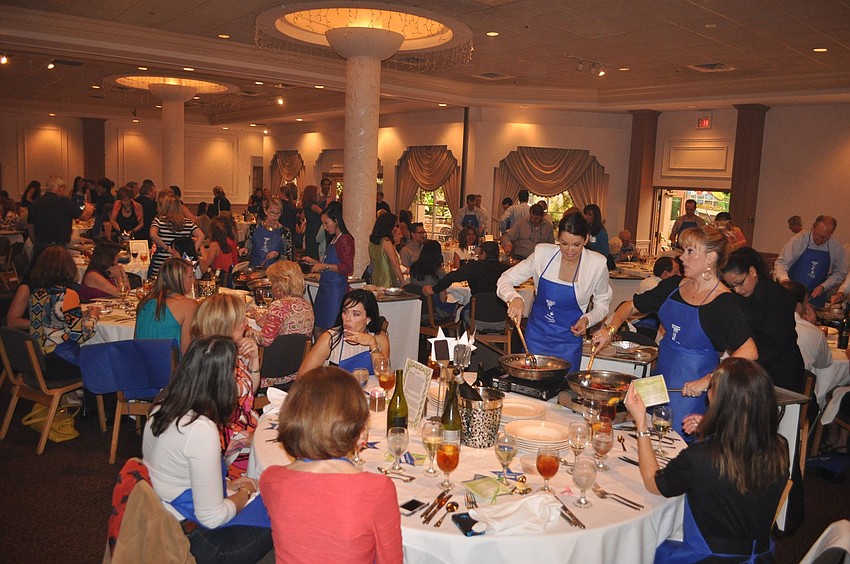 There were 194 people that took part in the Cooking for Wishes event at Michaelâ€™s on East.
