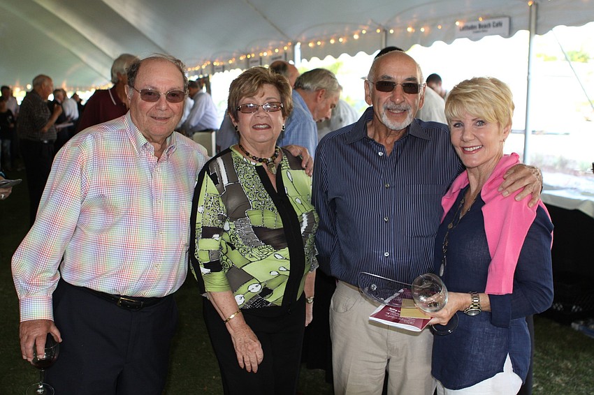 Bob and Diane Miron with Marvin Kadesh and Kathleen Kennedy