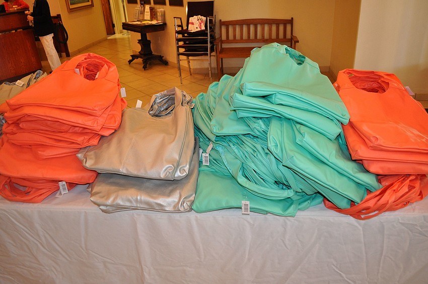 Those who attended the event each left with a free sack bag from Saks Fifth Avenue.