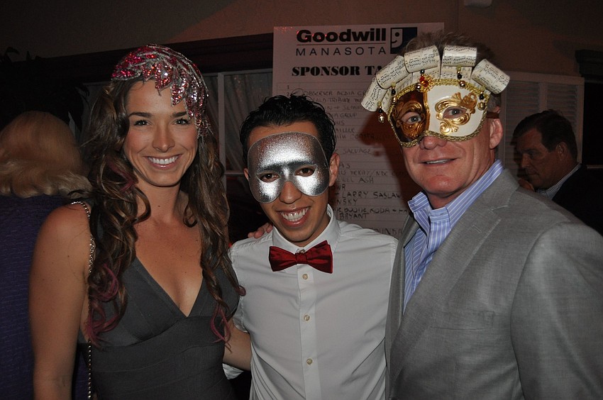 Courtney Adams, Eduardo Anaya and Paul Costello