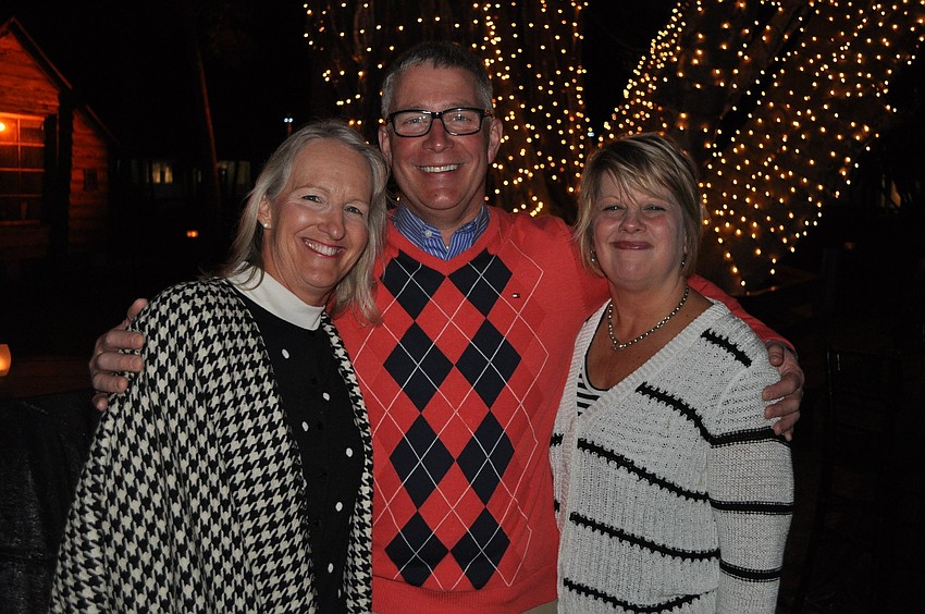 Kim Cornetet with Mark and Leslie Bivins